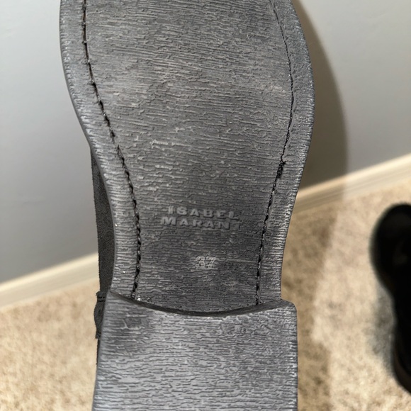 Isabel Marant Black Suede Boots - Picture 5 of 5